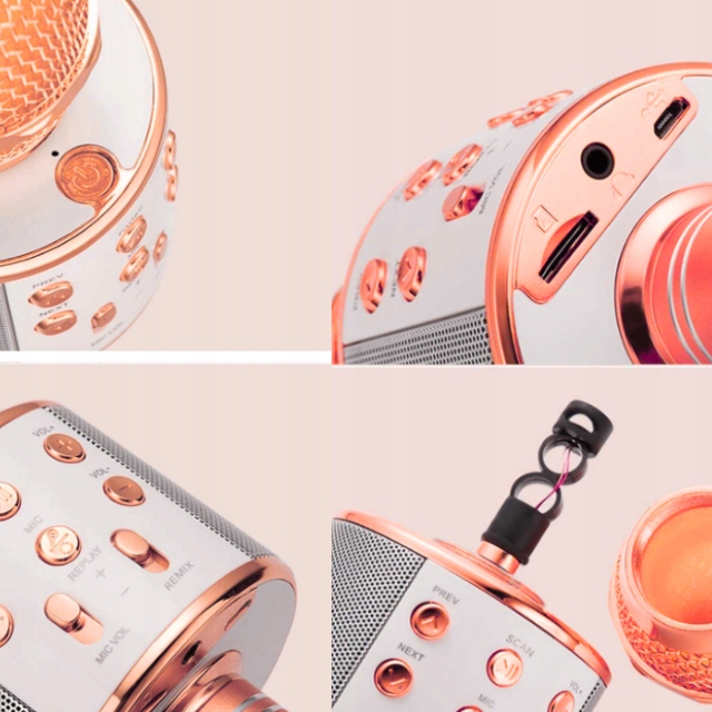 MIKROFON DLA DZIECI KARAOKE BEZPRZEWODOWY Z GŁOŚNIKIEM BLUETOOTH GŁOŚNIK Kod producenta MIKROFON KARAOKE DLA DZIECI BEZPRZEWODOWY