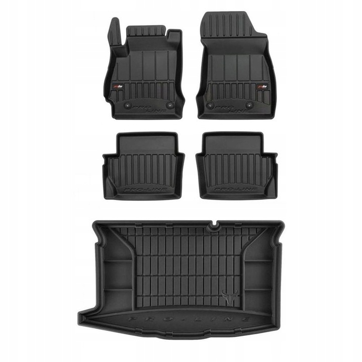 Set 3D gumové rohože Mazda 2 2 Hb 2007-2014