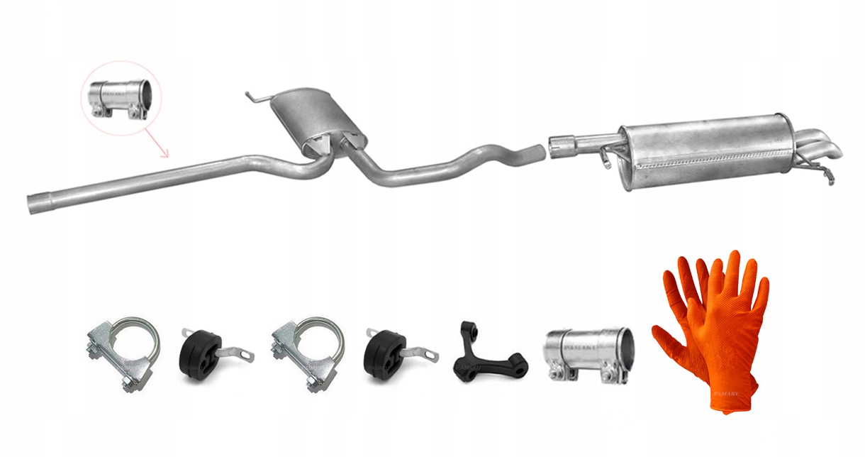 Vw Passat B5 1.9TDI (1996-2005) Sedan Kombi Středové Tlumiče