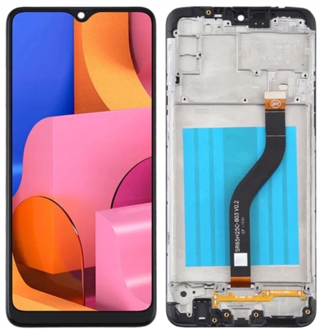 Originální LCD displej pro Samsung A20S A207 SM-A207 Ips Rámeček černý