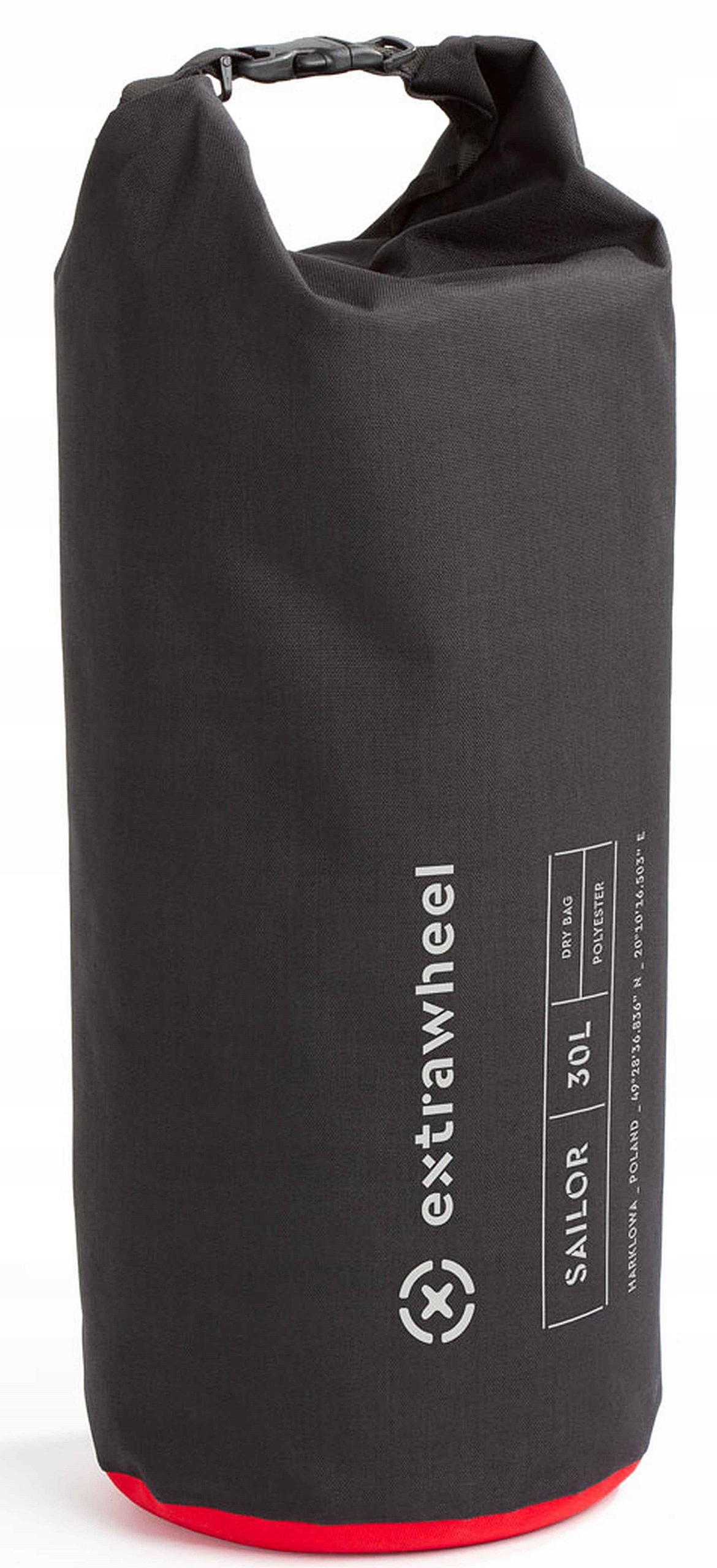 Extrawheel Vodotěsný vak Objem 30 l Rolovací uzávěr popruh