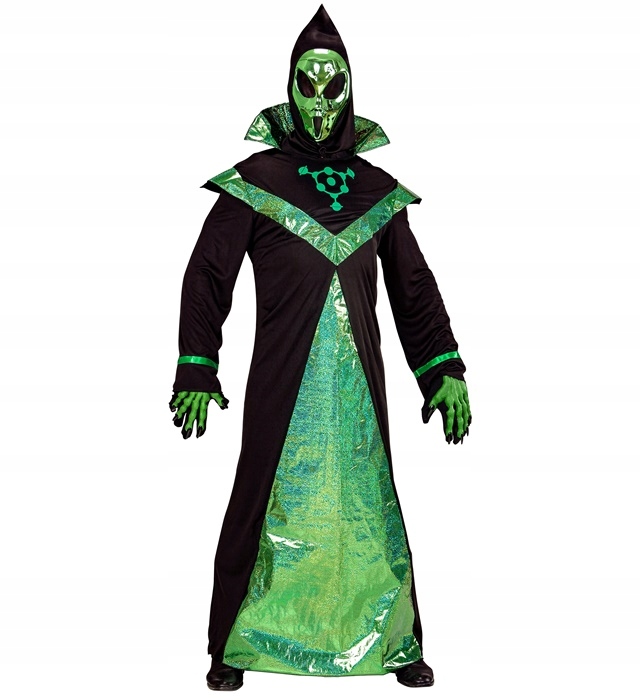 Kostým Cizinec Kostým Převlek na Halloween Alien Tunika L