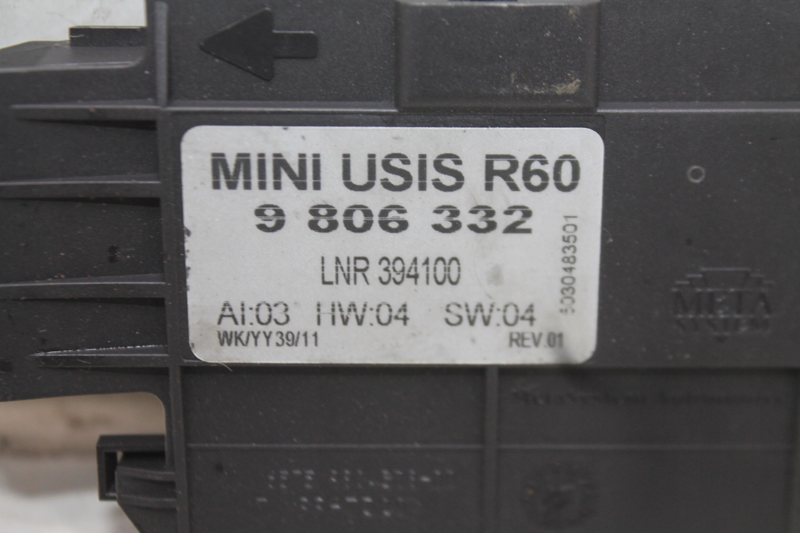 module alarm module control unit 9806332 MINI R60 10-17