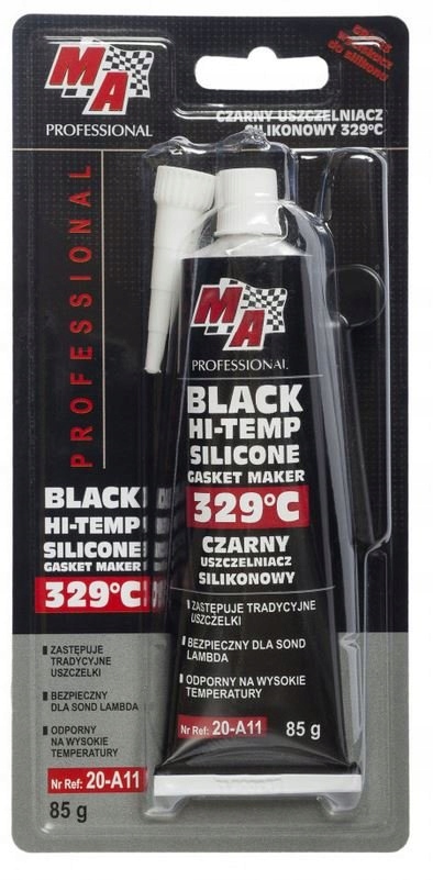 Uszczelniacz Silikonowy Czarny 329°C - 85g