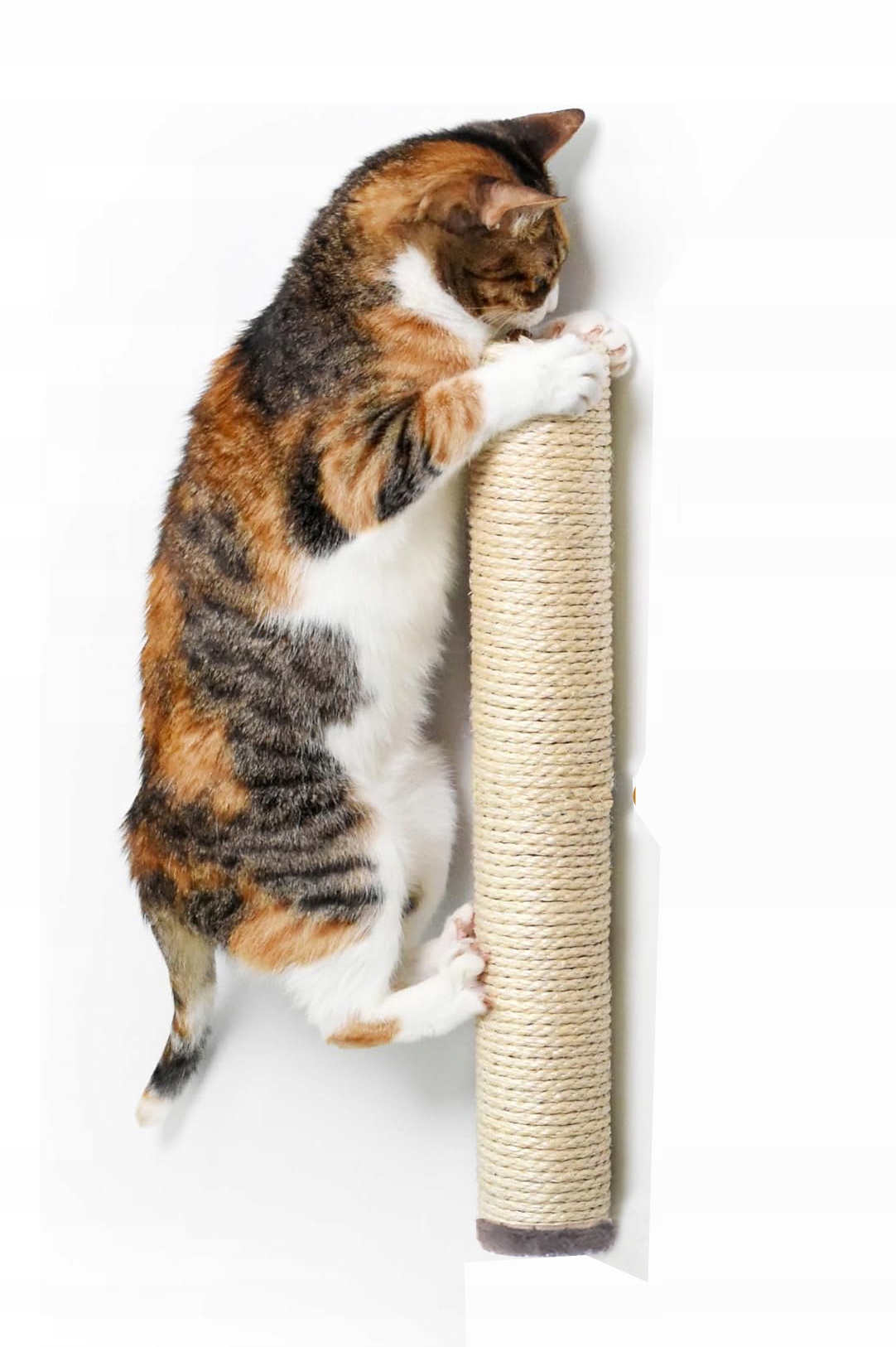 Škrabadlo Pro Kočky Nástěnný Sisalový Sloupek Připevněný Na Stěnu 64 cm