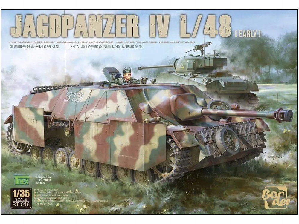 Stíhač tanků Jagdpanzer IV L/48 Early model BT-016 Border