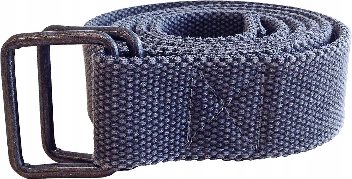 PASEK MESKI do spodni NAJLEPSZY CANVAS 135 SZARY/STALOWY REIS