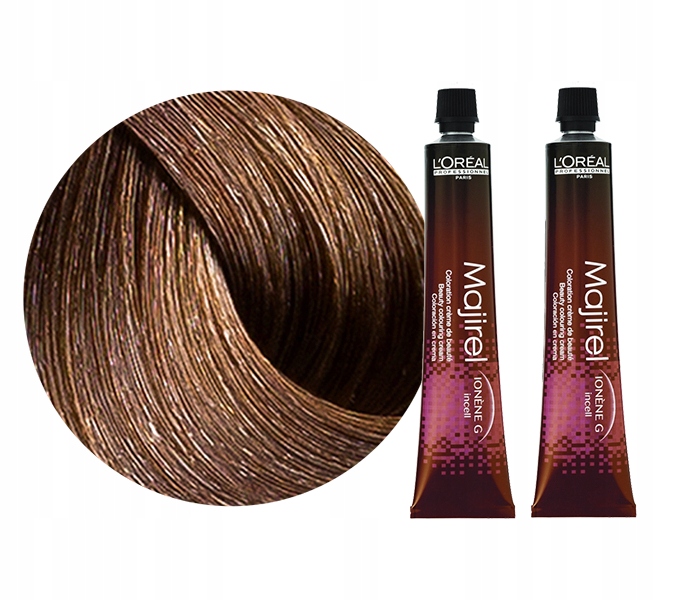 Loreal Majirel 6.3 barva 2x 50 ml tmavě blond zlatá
