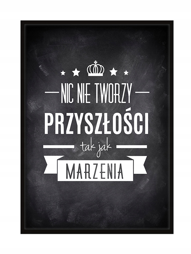 

Obraz Plakat W Ramie 73x53 cm Marzenia P530
