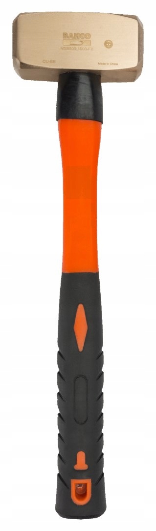 MŁOTEK NIEISKRZĄCY CU-BE 1500G TYPU NIEMIECKIEGO Z RĘKOJEŚCIĄ Z WŁÓKNA SZKL Marka Bahco