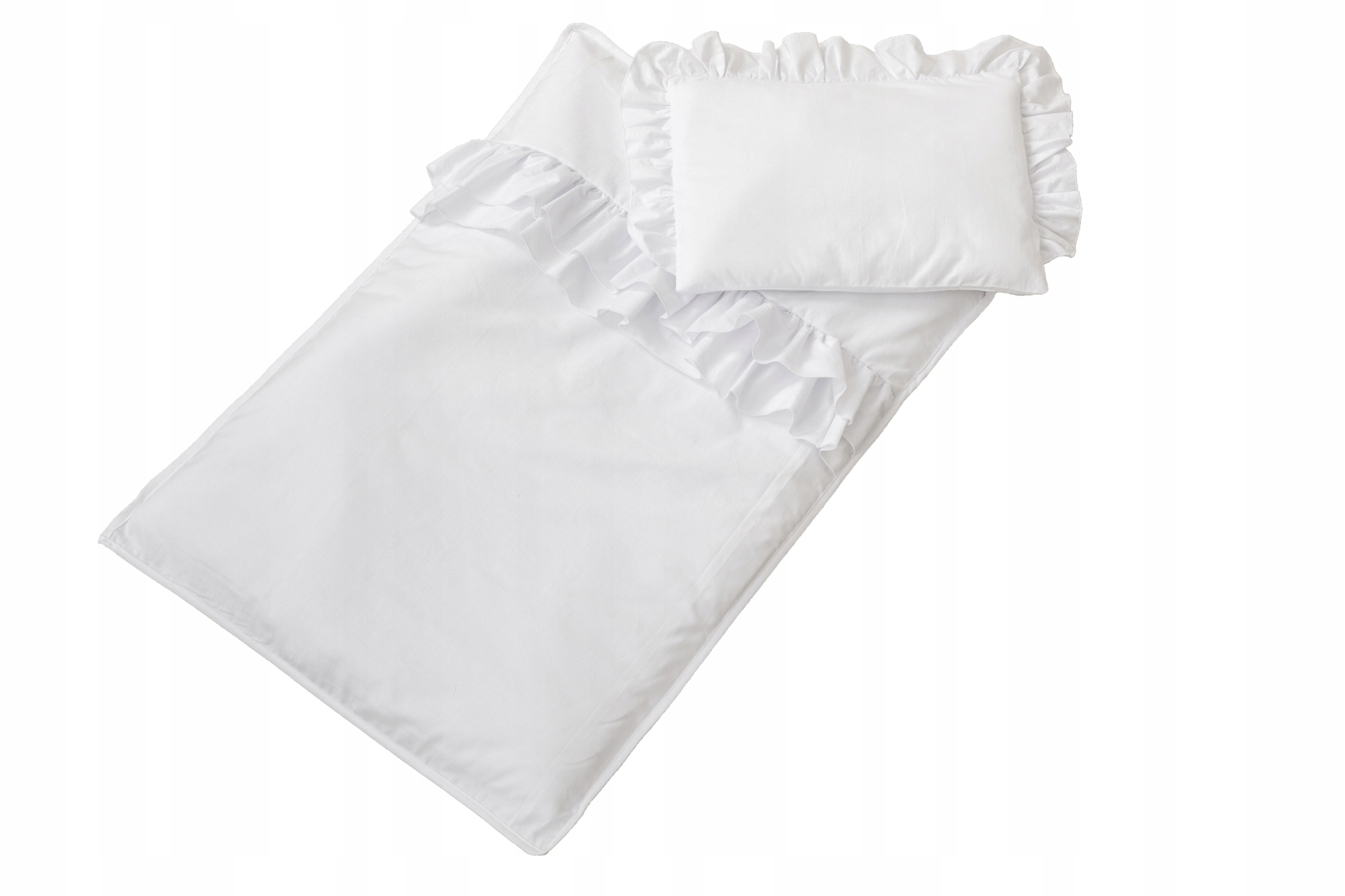 

Komplet Pościeli Do WÓZKA-2el Falbanki mix Kolorów