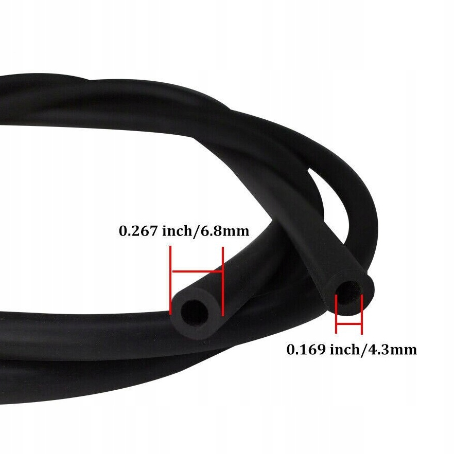 UNIWERSALNY WĘŻYK RURKA SPRYSKIWACZY 2M ZŁĄCZKI Producent części 3F Quality