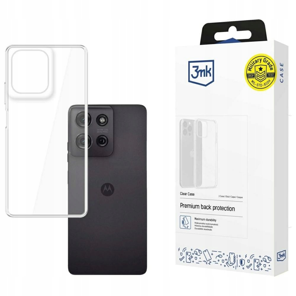 Etui 3MK Clear Case do Motorola Moto G75