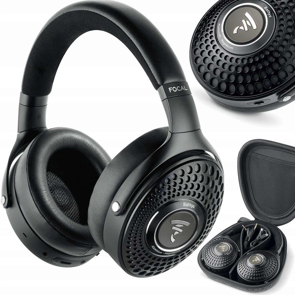 Focal Bathys Bezdrátová sluchátka kolem uší uzavřená Anc Deep Black