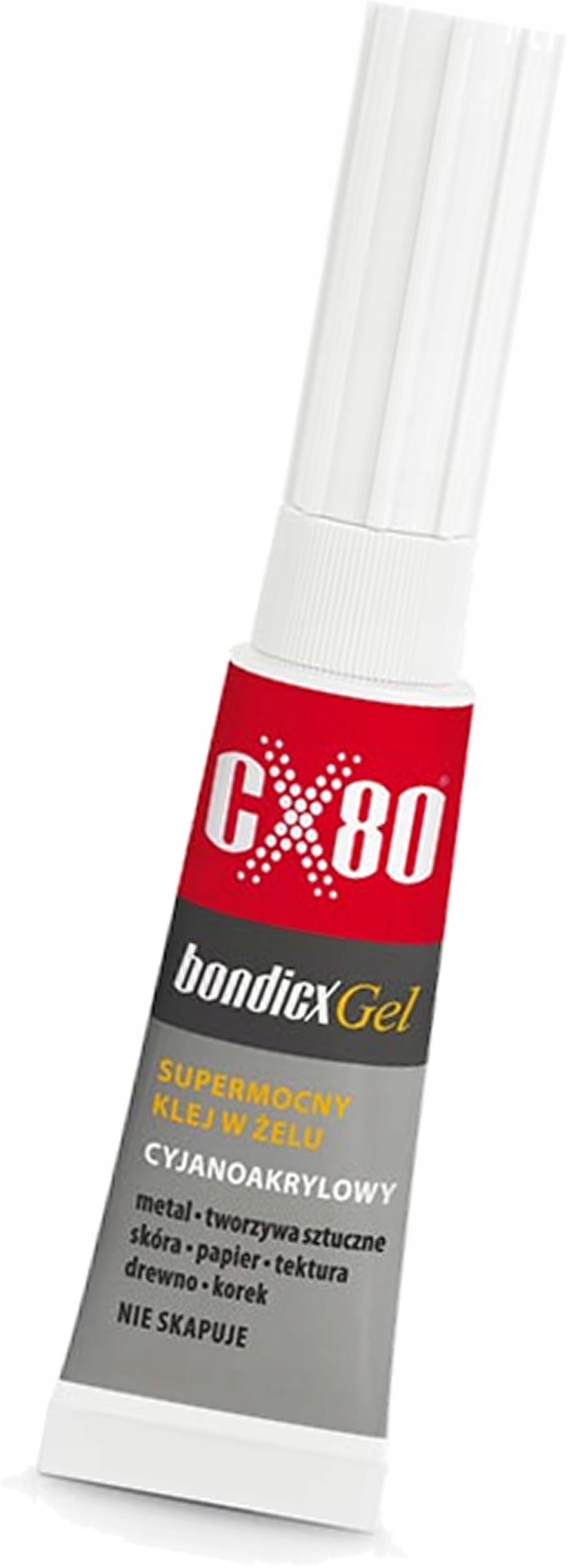 

Bondicx Gel Mocny Klej cyjanoakrylowy uniwersal 3g