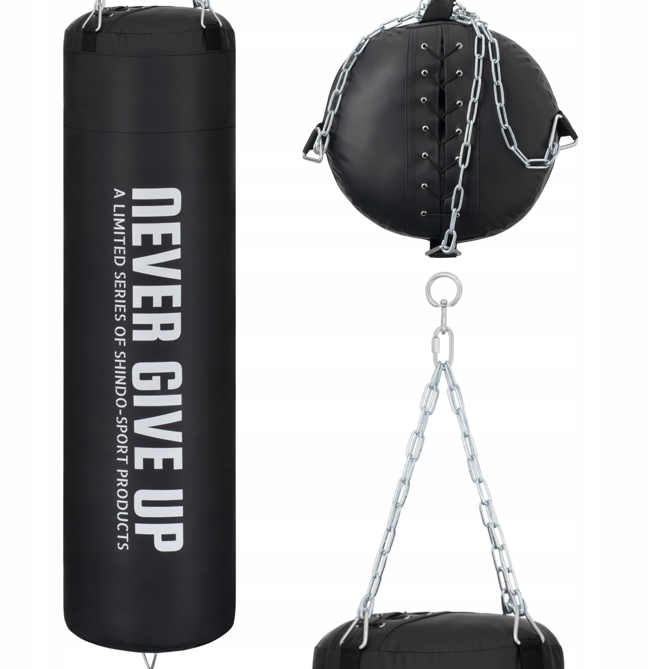 Worek Bokserski Treningowy 30KG 130X35 Limited Black