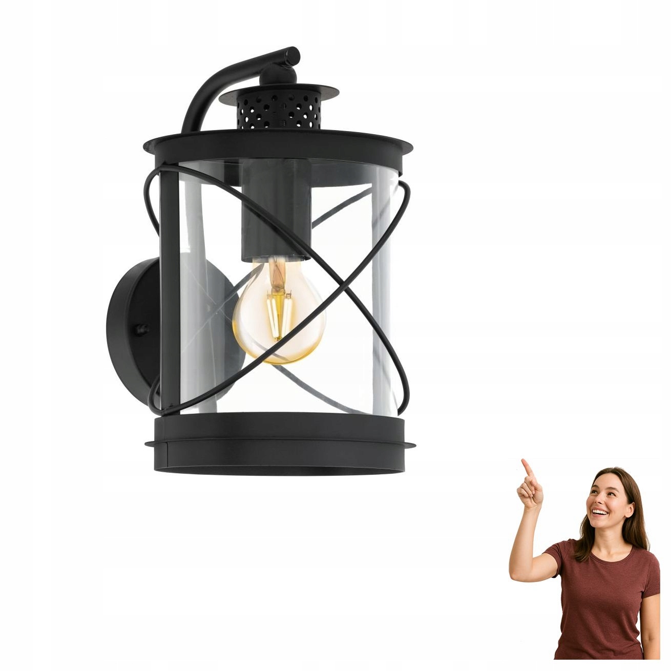 Venkovní nástěnné svítidlo Hilburn 94843 Eglo