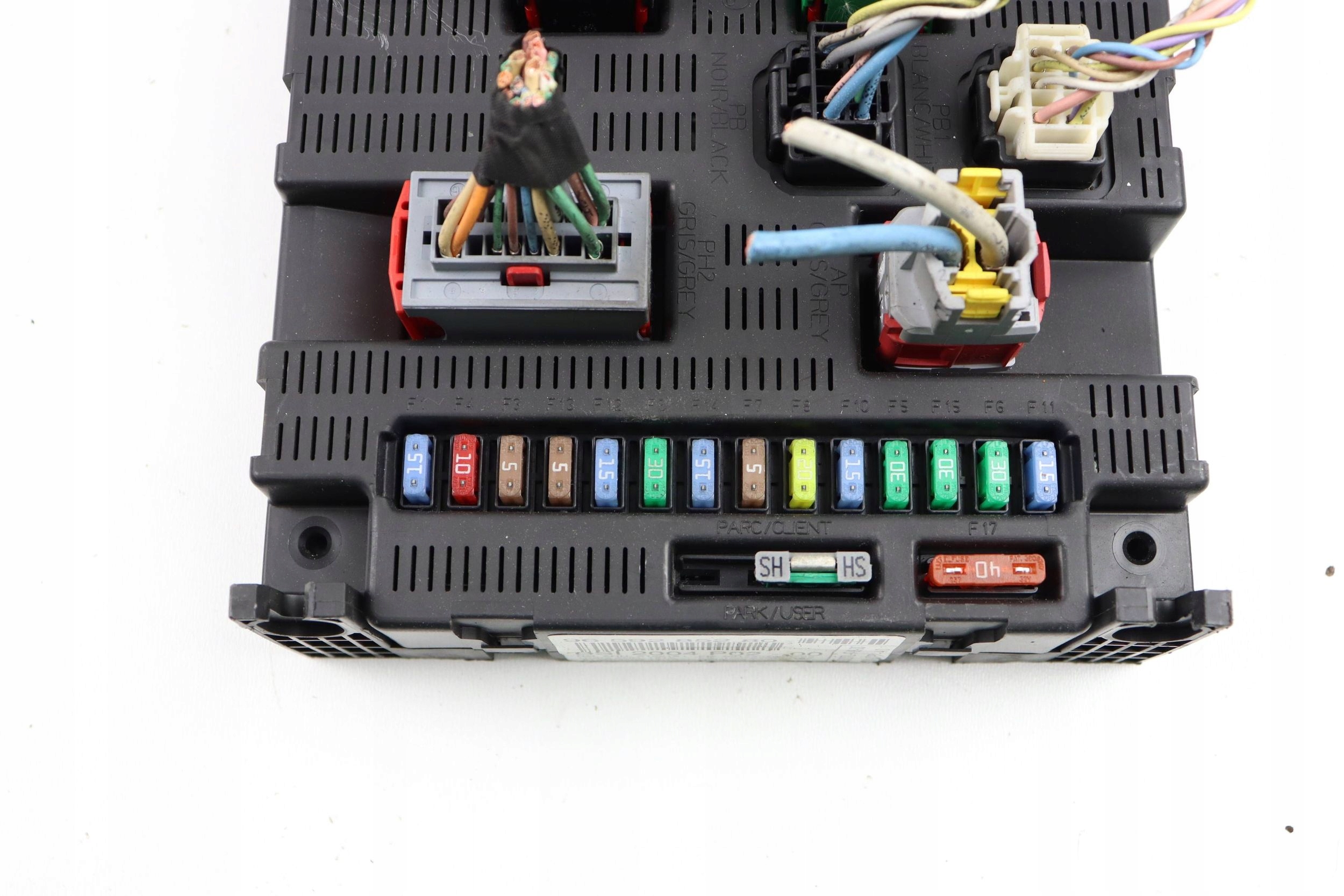 CITROEN PEUGEOT module control unit compartment BSI2004 9659285280