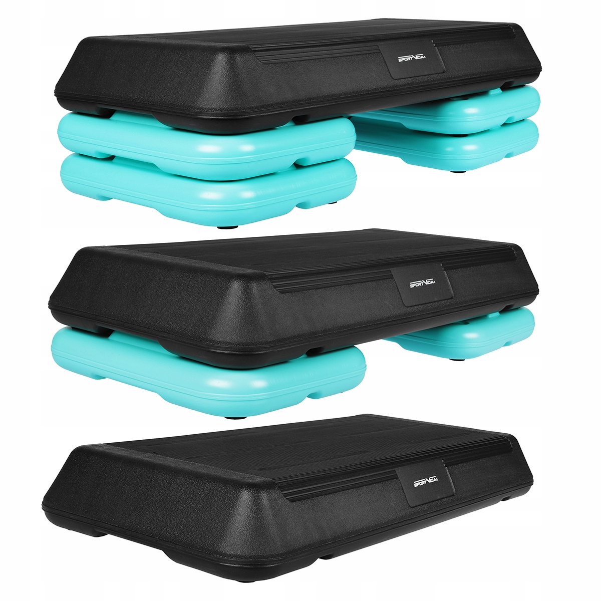 

Step do Ćwiczeń Aerobiku Fitness 3 Stopnie Solidny