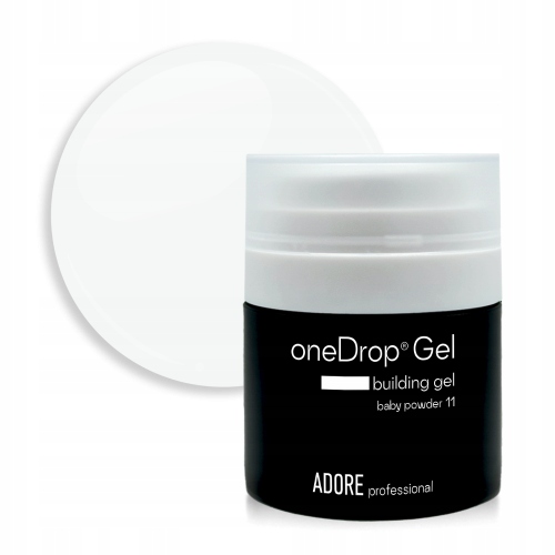 Adore One Drop Gel No.11 Baby Powder żel do przedłużania paznokci