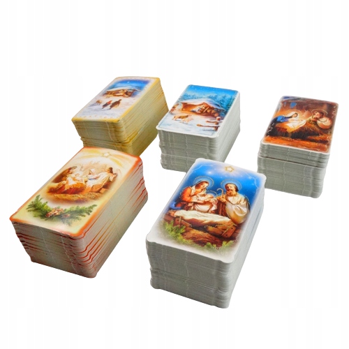 

Obrazki Kolędowe (małe, Brokat) 100 szt. MIX
