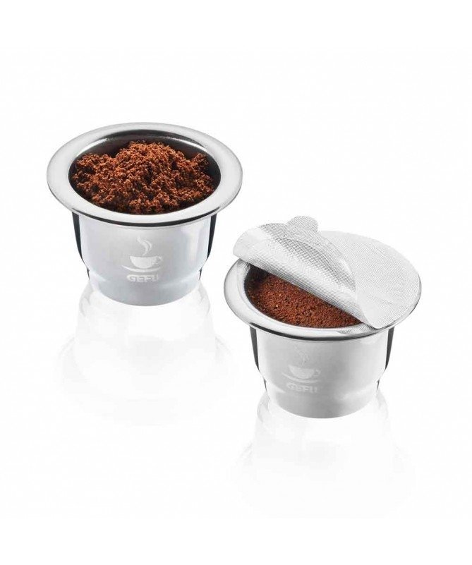 Levně Kapsle Pro Nespresso Gefu Conscio Sada 2 ks Nerezová Ocel