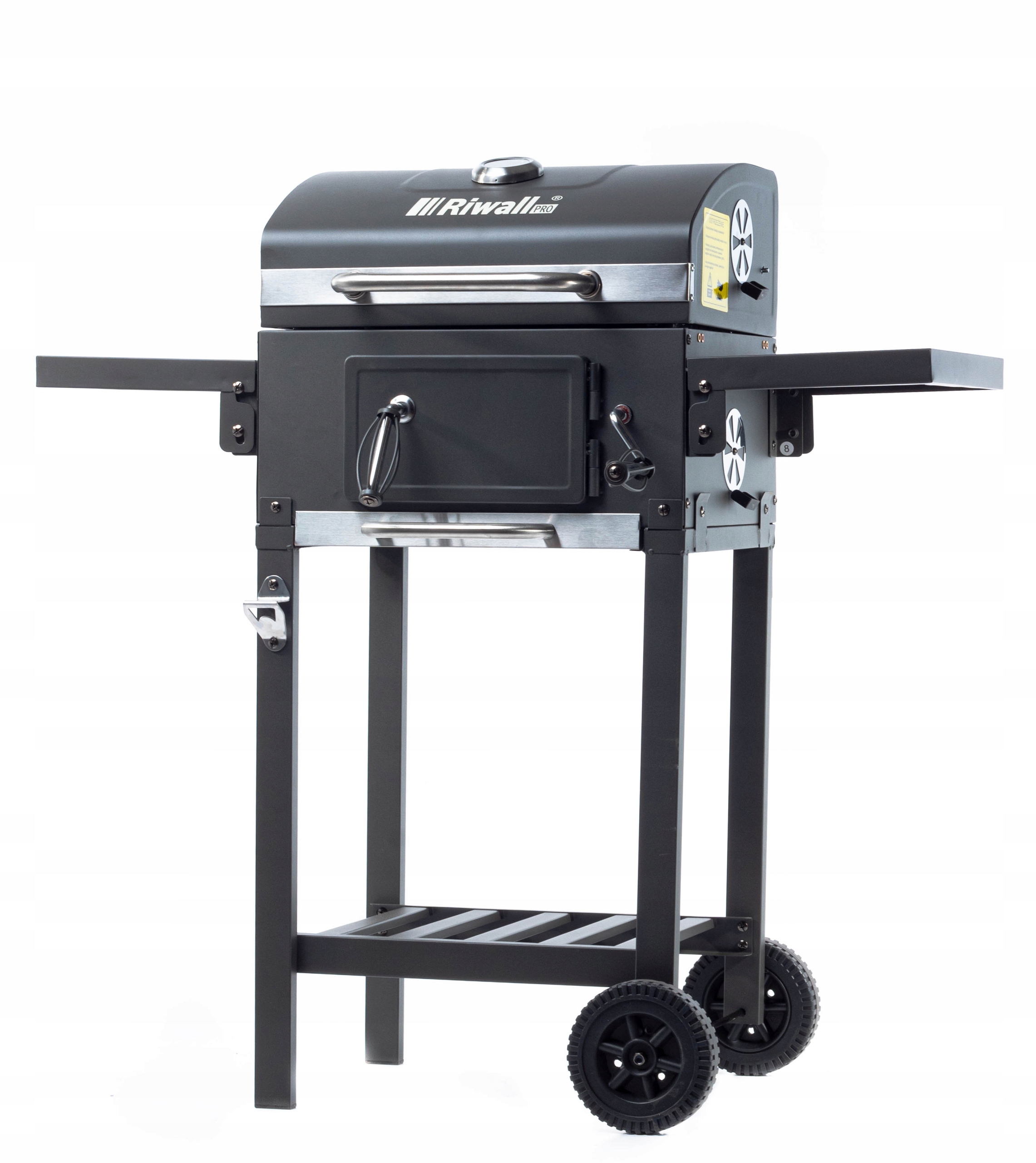 GRILL WĘGLOWY OGRODOWY Riwall RUSZT Z POKRYWĄ POPIELNIK +TERMOMETR EAN (GTIN) 5907080484629