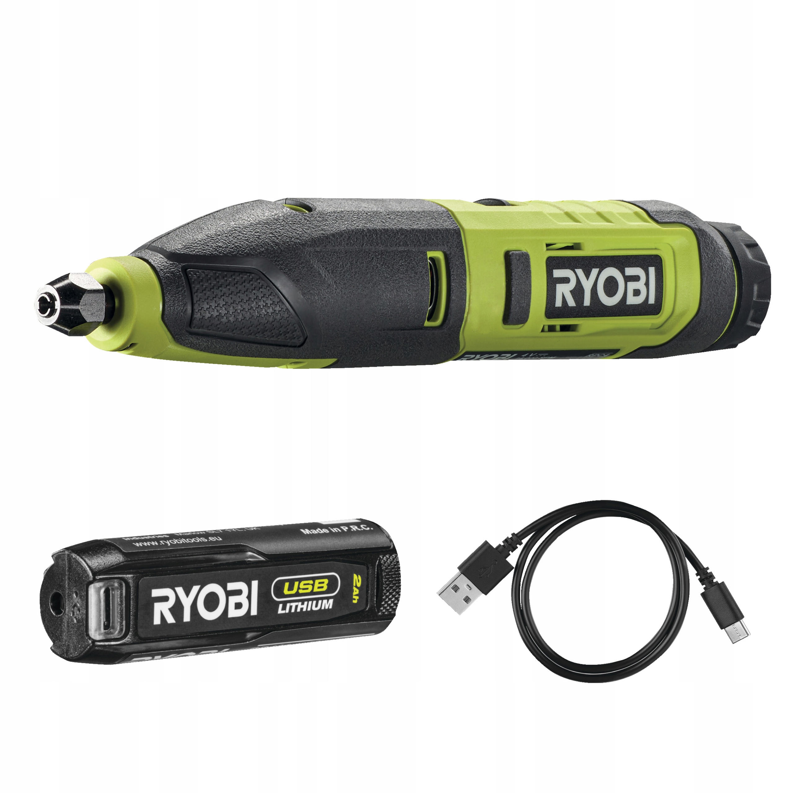 Ryobi Nástroj na sekání 4V Usb Lithium s akumulátorem 2.0 Ah a kabelem