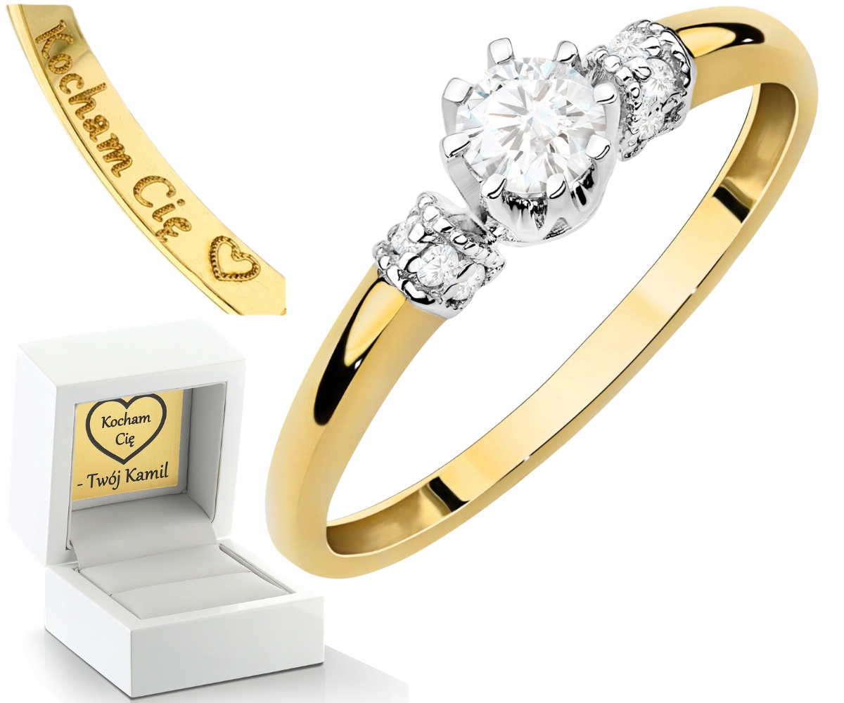 Klasický Prstýnek S Briliantem