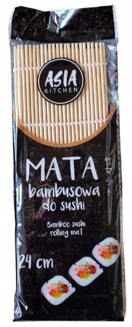

Makisu mata jasna bambusowa do sushi 24 x 24 cm