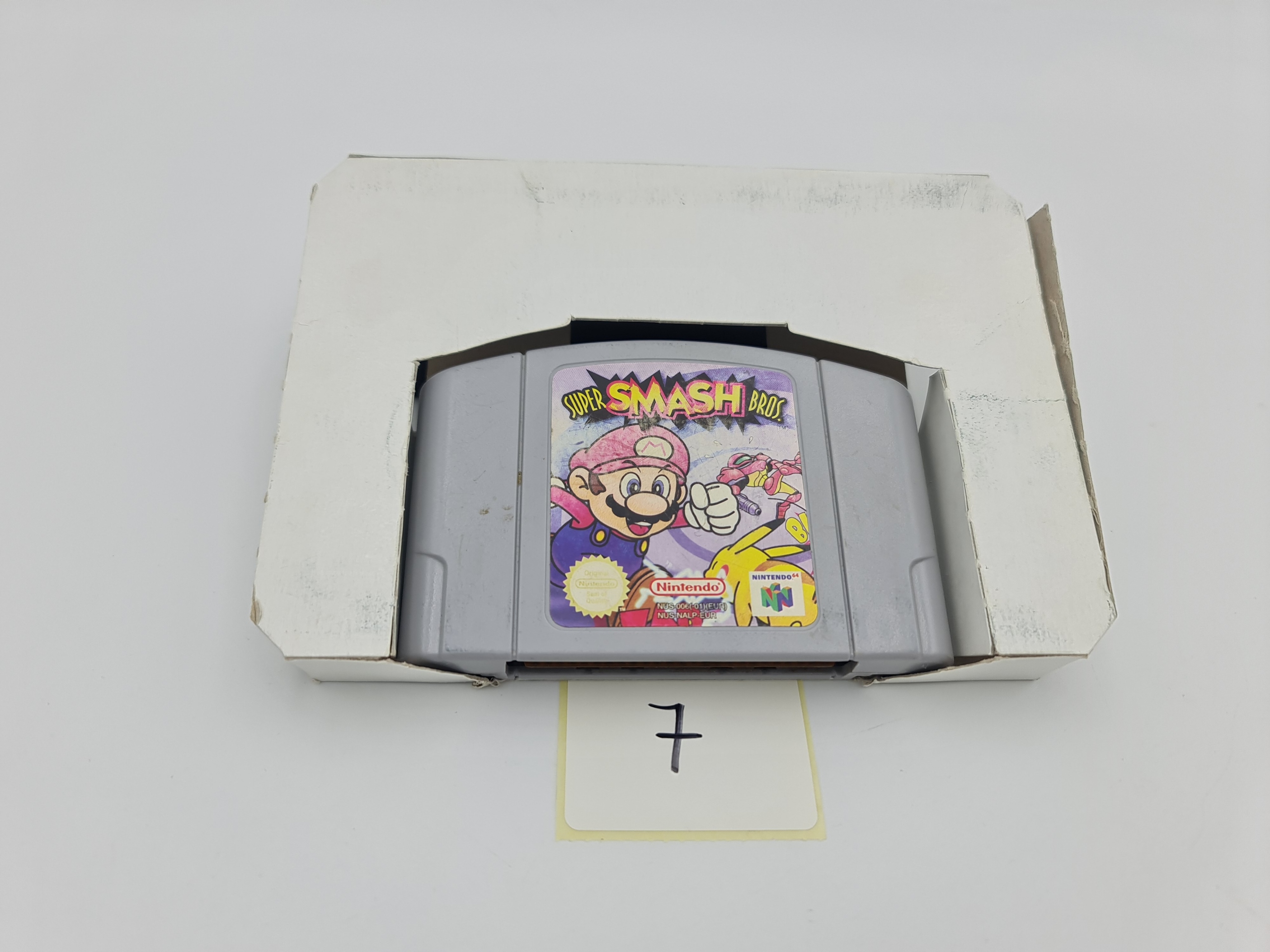 NINTENDO 64 SUPER SMASH BROS KARTON BOX Tryb gry singleplayer