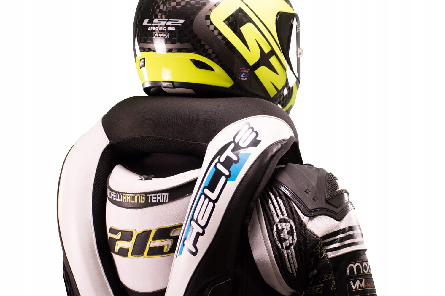 KAMIZELKA NA KOMBINEZON MOTOCYKLOWY Z PODUSZKĄ r.S