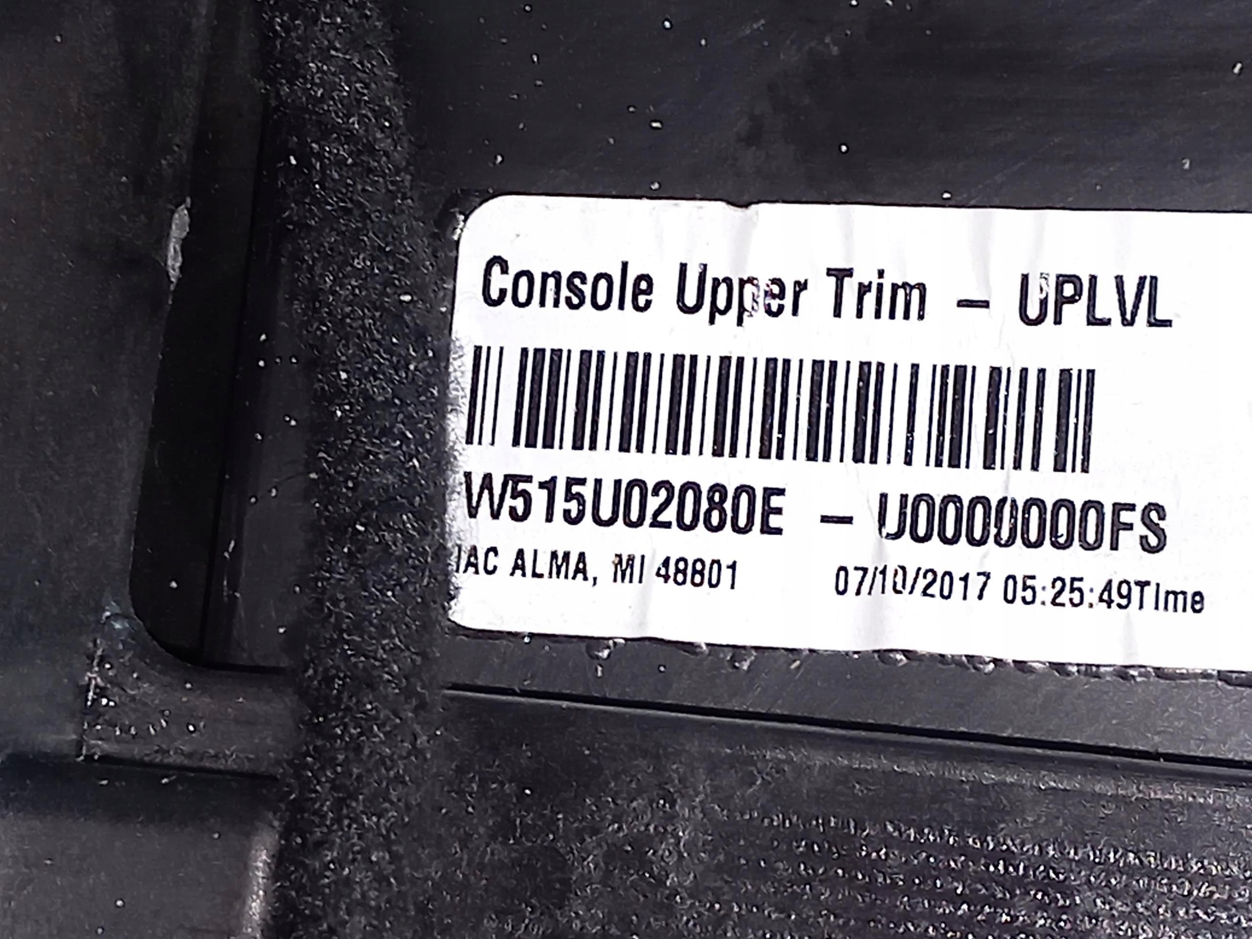 TUNEL central armrest CHEVROLER CAMARO SS 84162497