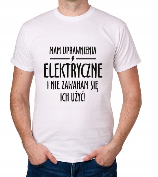 

koszulka Elektryka Elektryk Uprawnienia prezent