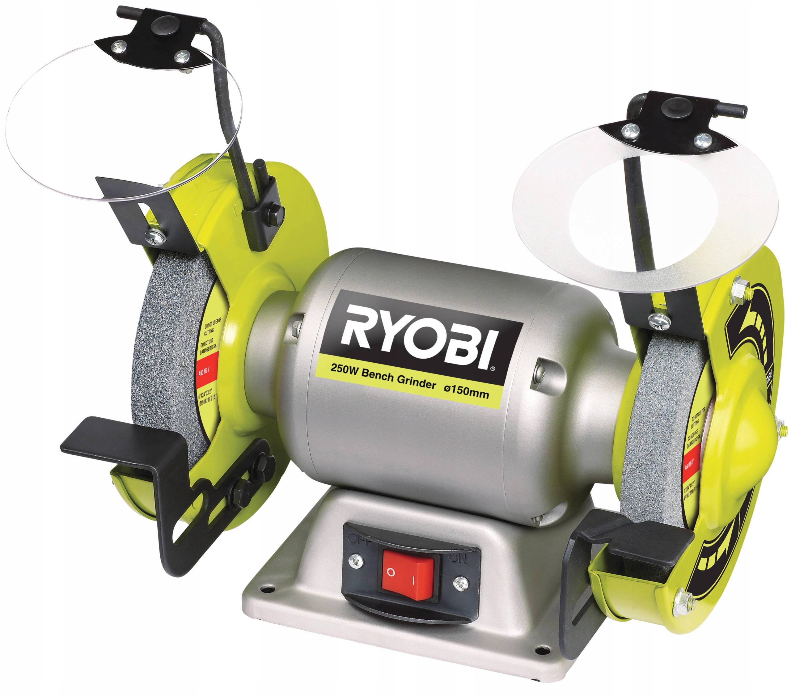 Stolová brúska dvojkotúčová 250 W 2850 /min 230 V Ryobi RBG6G1