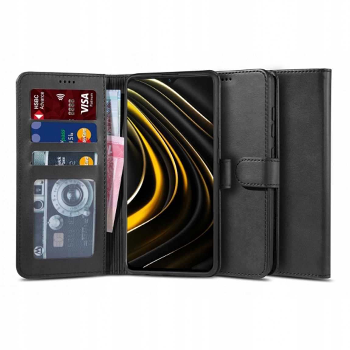 

Etui Flip Case Portfel Skórzany do Xiaomi Poco M3