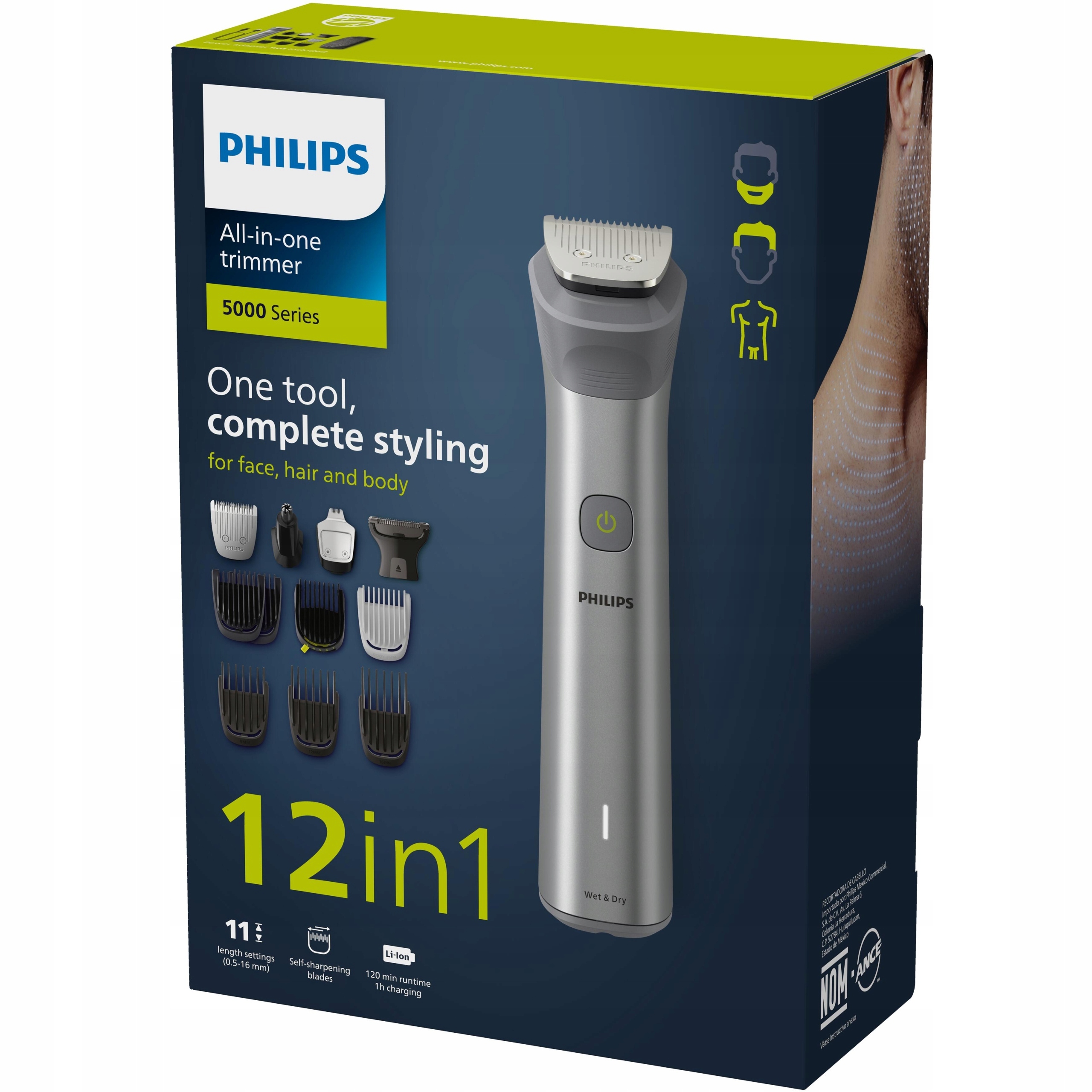 Trymer do Brody i Ciała Philips MG5940/15 12in1 Multigroom Series 5000