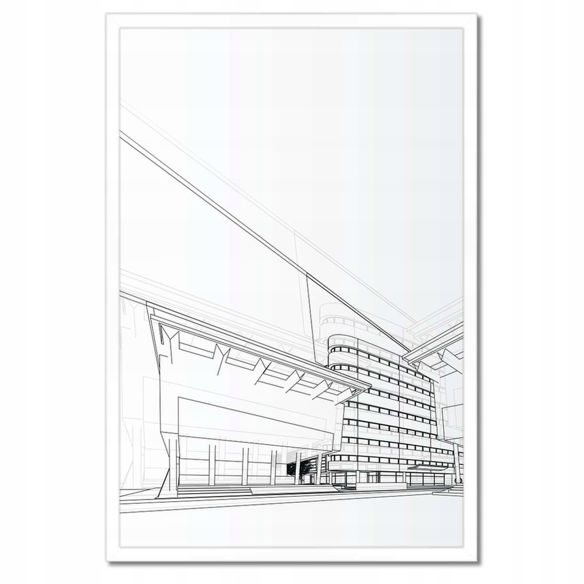 Plakáty v rámu 40x60 Koncept pro architekta