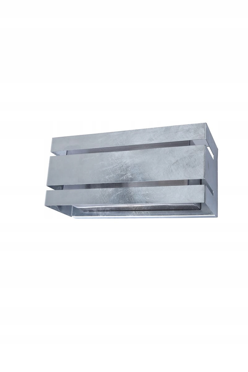 Lutec Vidar venkovní fasádní lampa stříbrná E27 IP54 40W