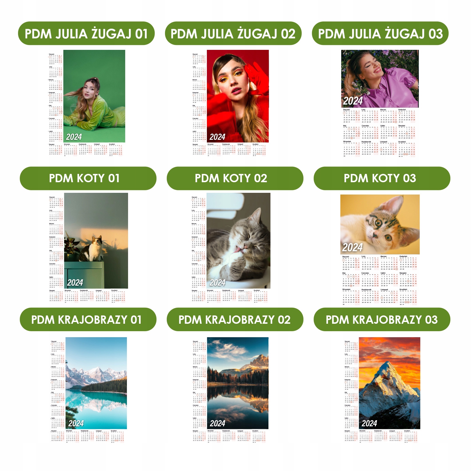 KALENDARZ PLAKATOWY A3 PDM NAGIE PANIE 05 2024 EAN (GTIN) 5015278328355