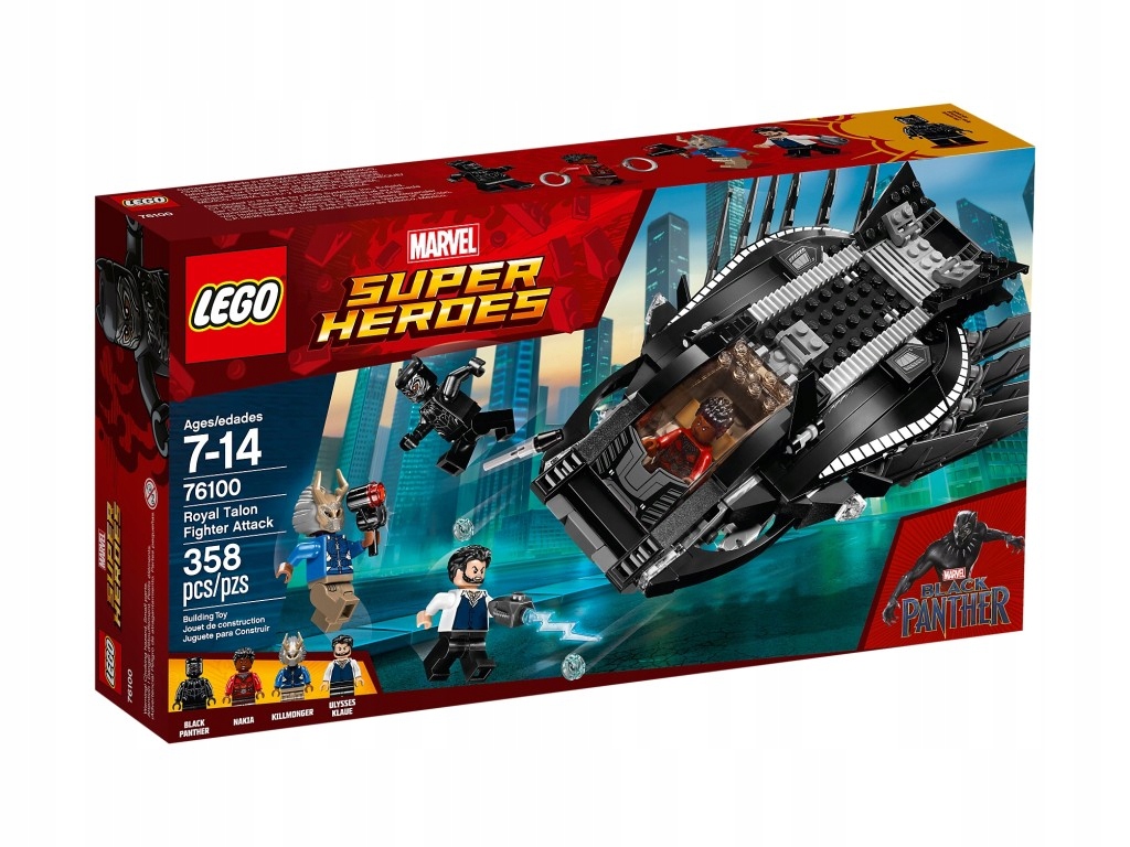 Lego Marvel Heroes 76100 Útok stíhačky Royal Talon Nové