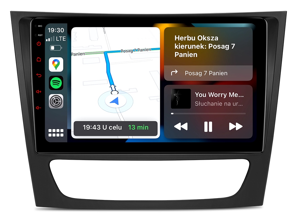 Mercedes w211 w219 Cls w463 G Třída Radio Navigace Android Carplay Dudu