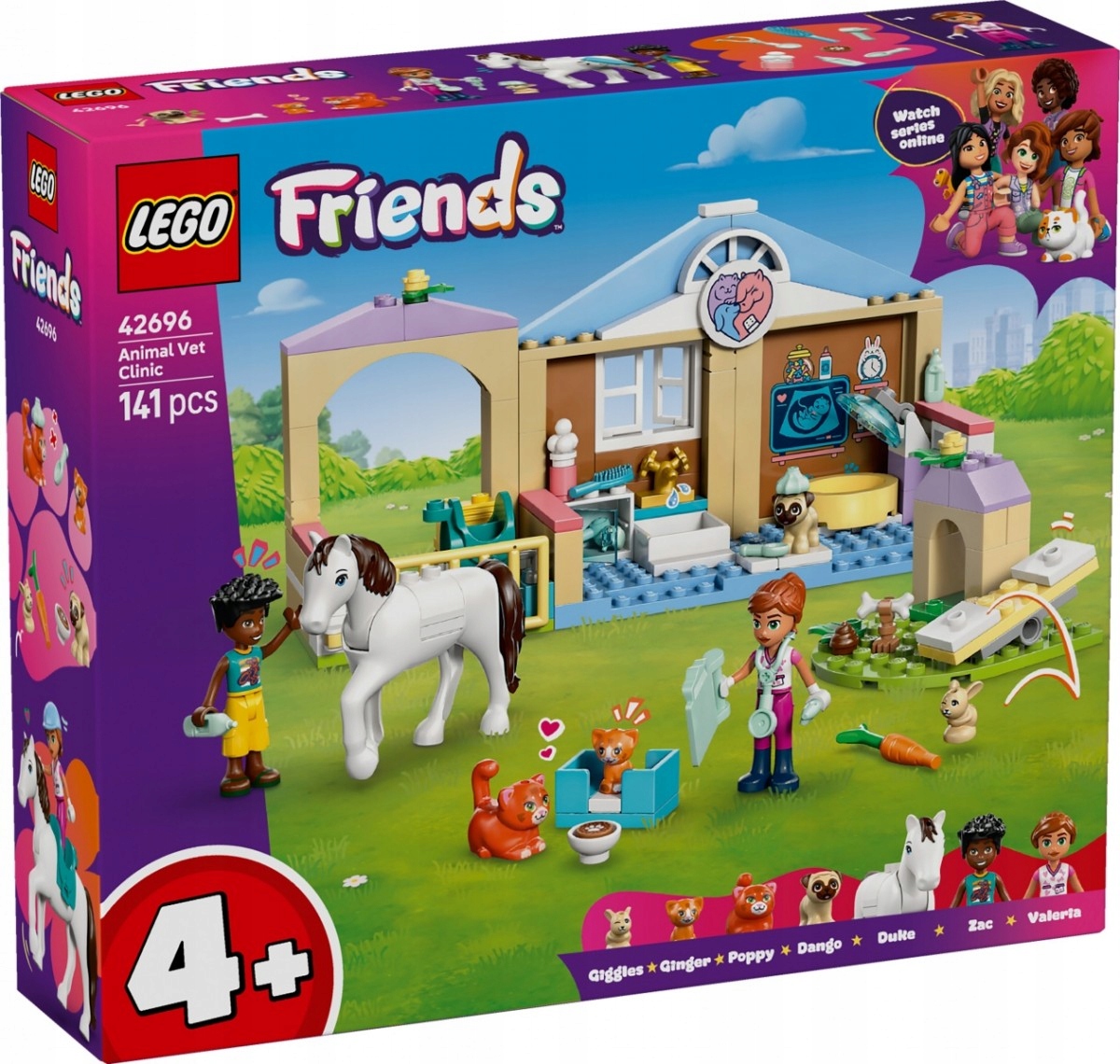 Lego stavebnice Friends 42696 Léčebna pro zvířata