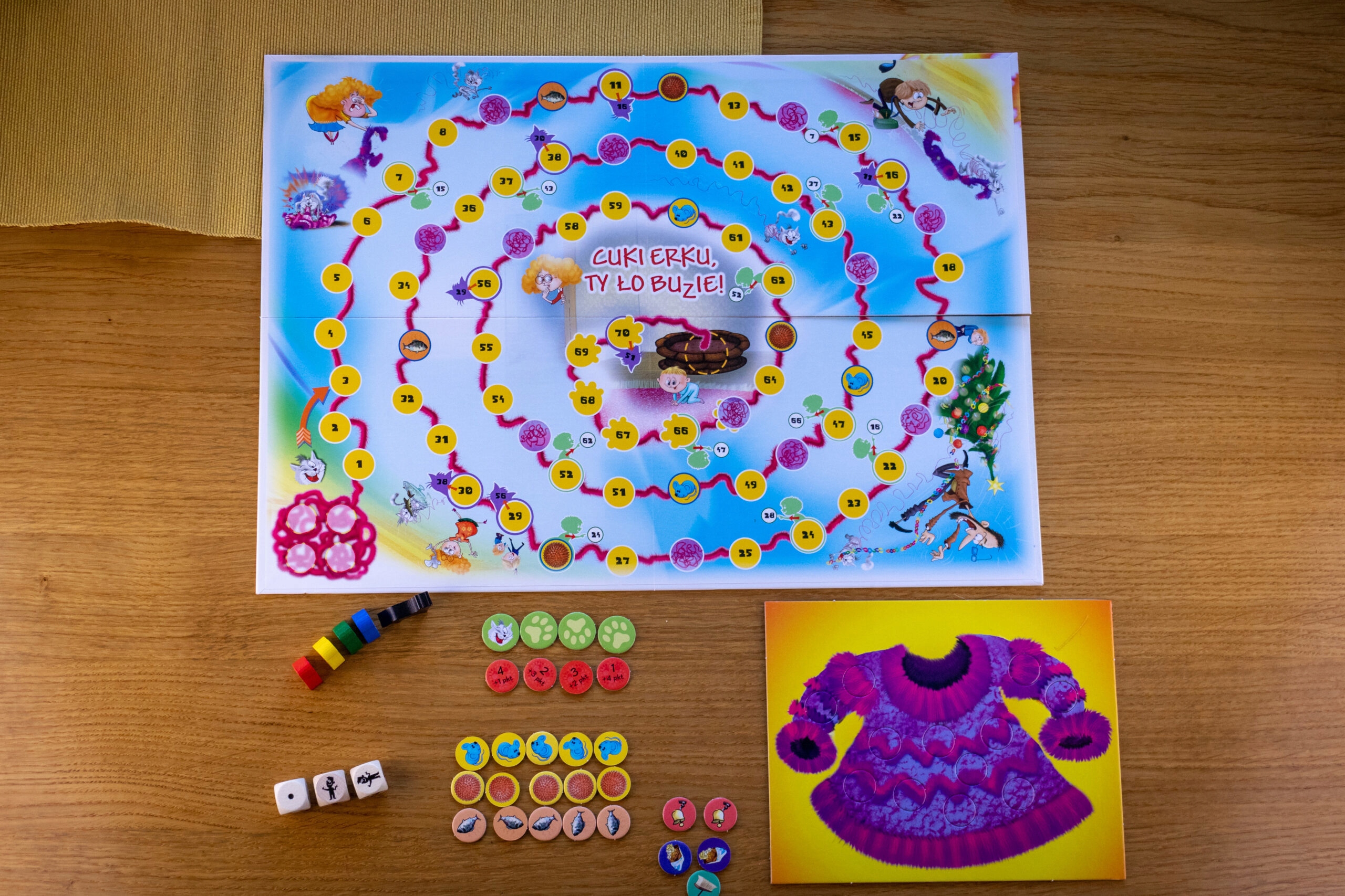 Dwie gry planszowe Złapię cię Cukierku Ty łobuzie Nazwa Doktor Dolittle