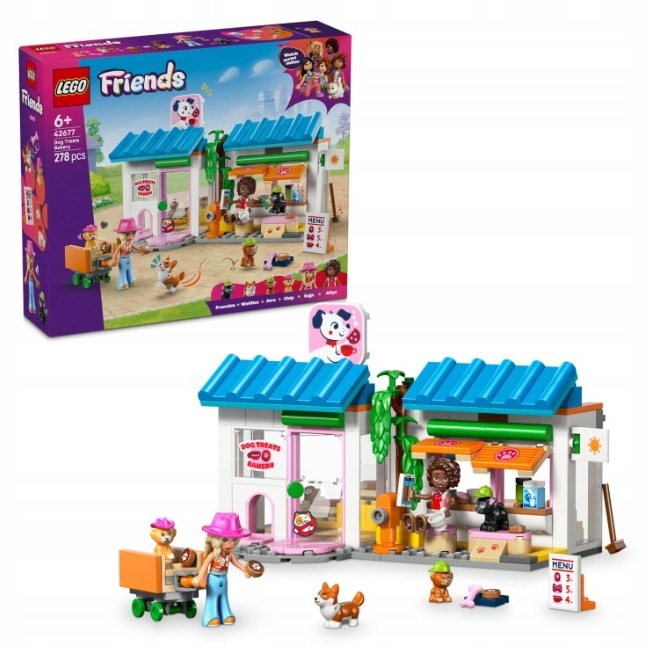 Lego stavebnice Friends 42677 Pekárna s psími pamlsky