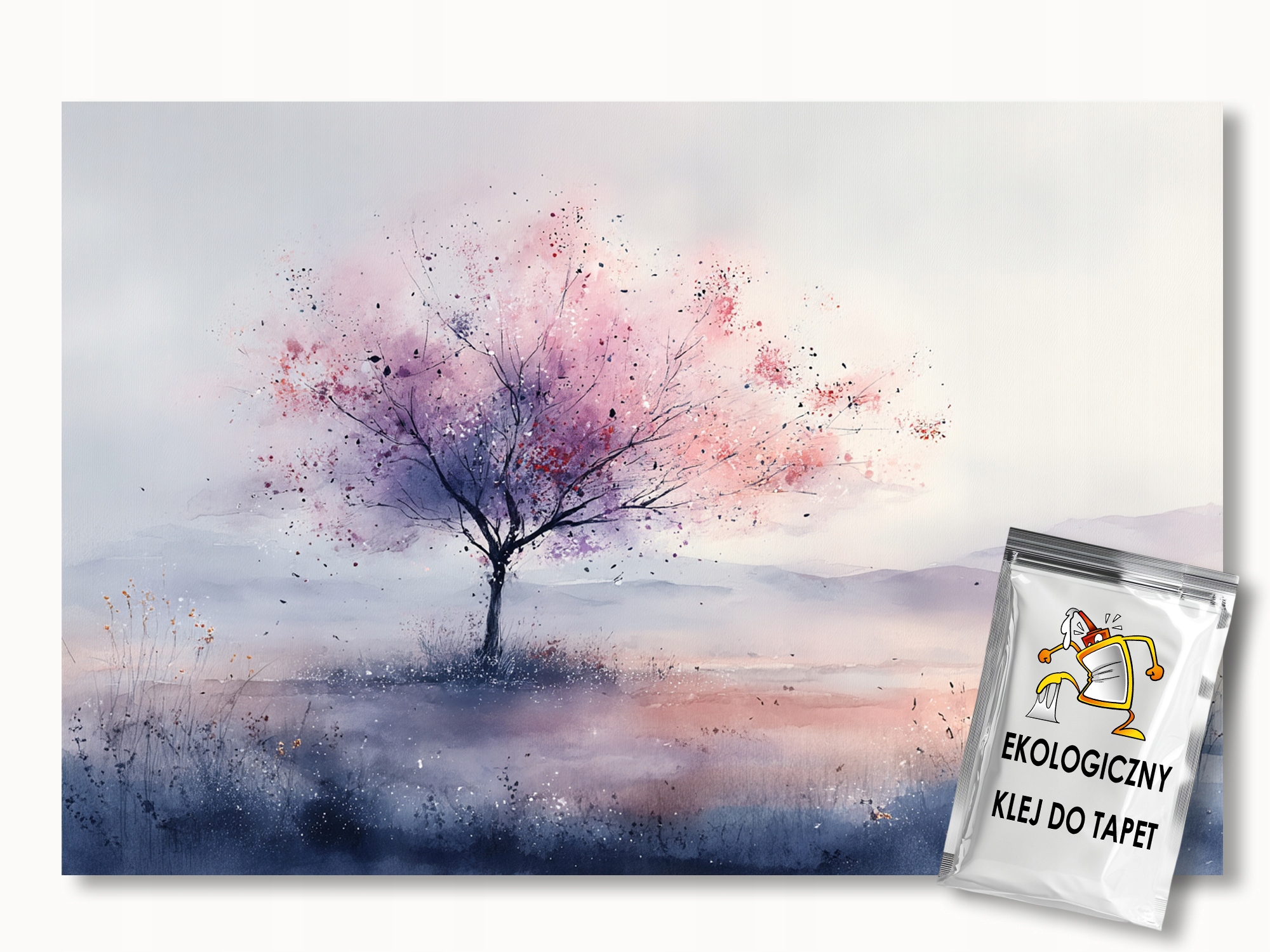 Fototapeta Flizelina Krajina Mlha Dřevo Višeň Sakura Růže 200x140 110g