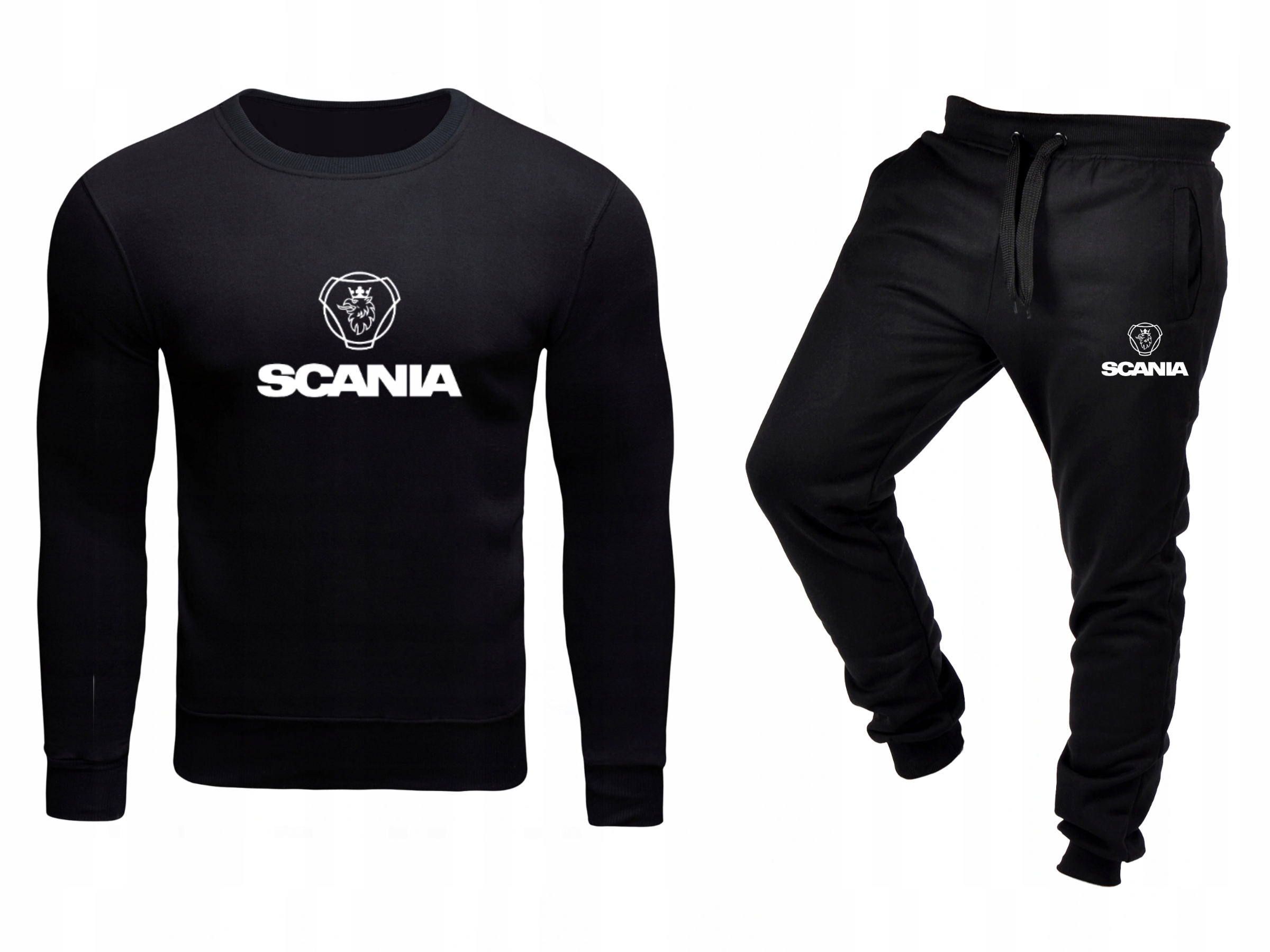 

Komplet Dresowy Dres Męski Scania Czarny XL