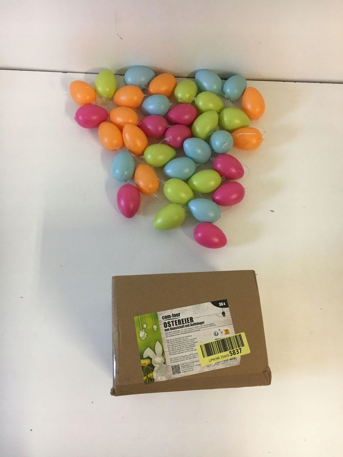 COM-FOUR PISANKI DO ZAWIESZENIA - OZDOBY WIELKANOCNE Wzór jajko