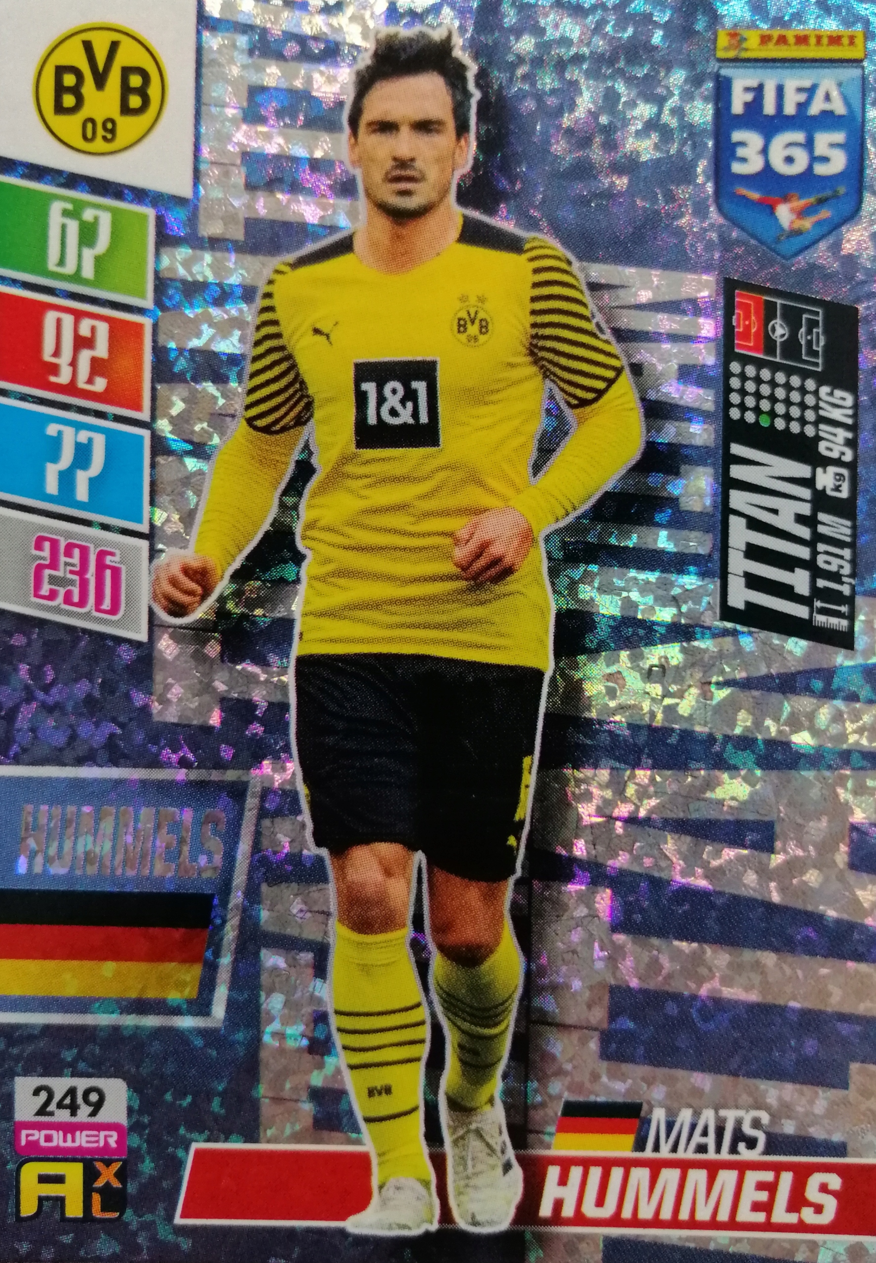 Fifa 365 2022 Power Titan 249 Mats Hummels