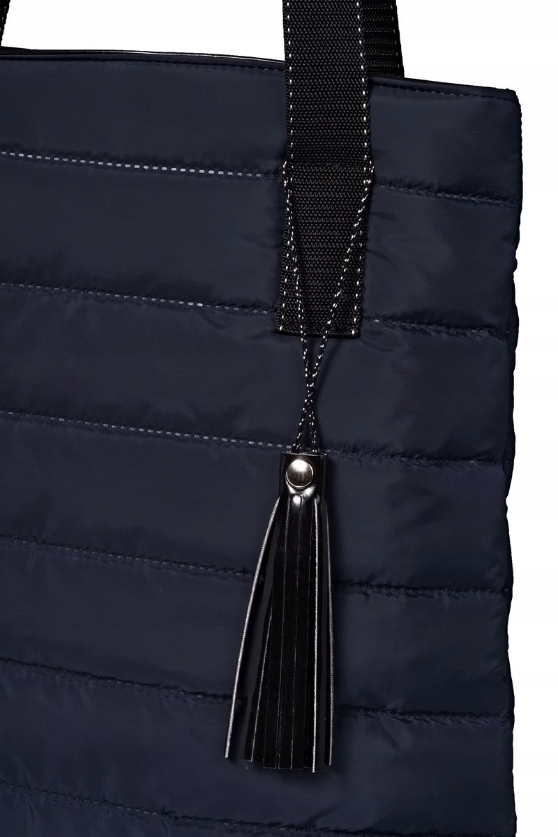 PIKOWANA DAMSKA TOREBKA WOREK SOLOME GRANATOWA Styl miejski